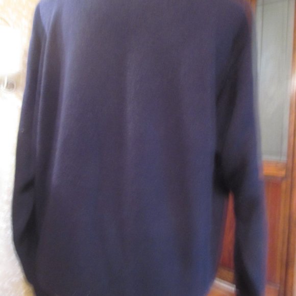 Argyle Men's Sweater/Wool-Angora Blend/42/Norm Thompson - Picture 2 of 5